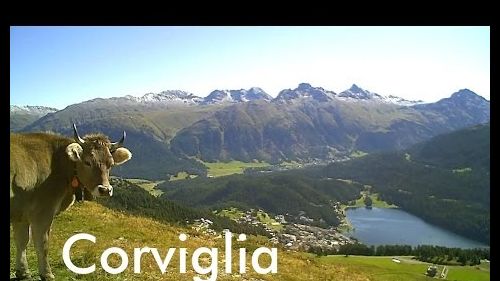 SWITZERLAND: Corviglia - summit above St. Moritz (2,486 m) [HD]