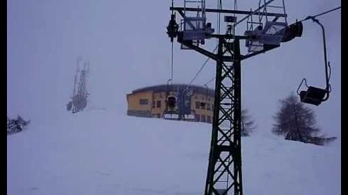 Frabosa Soprana - Seggiovia Monte Moro - 2009 - Nevicata in corso