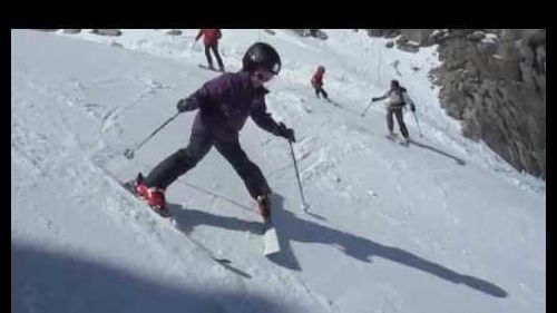 The Ruddle kids skiing the Grand Montets