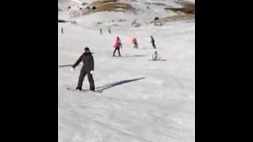 Passo Tonale - e l'arte del cimentarsi autodidatti di snowboarding