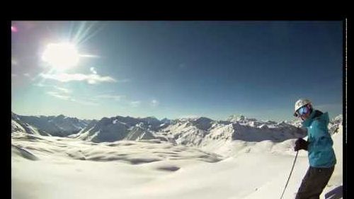 Skiing in Tignes