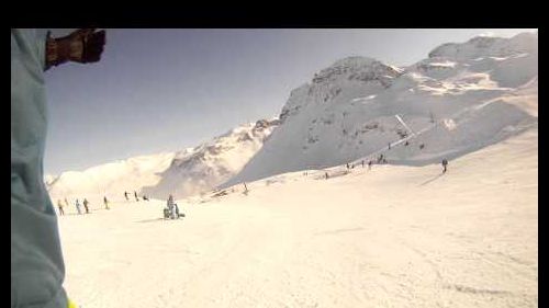 Tignes X games park Brúnó 9 days snowboarding