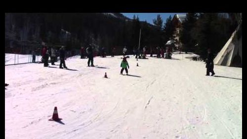 3yo skiing in Claviere 2012 - no.2