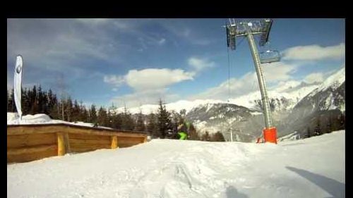 Snowboarding in the 3 Valleys, France: Meribel, Courchevel, Val Thorens - Feb 2012