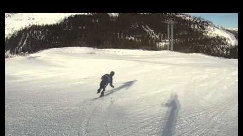 Courchevel Skiing (Amateur tricks) Just me - plus some Ski Gliding -