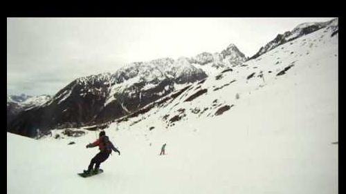 Grand Montets Snowboarding, last day 2012 season