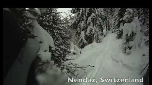 Freeride Powder Skiing Fail: Crash into a Creek!