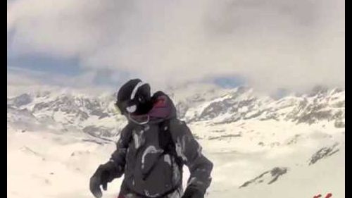 We snowboard Cervinia Freeride fine stagione