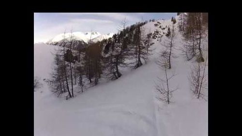 snowboard freeride st moritz river