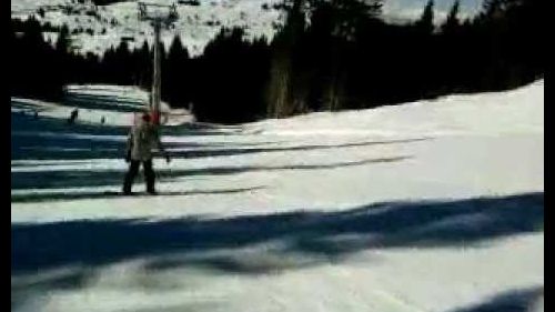 Folgaria Snowboard estremo botta paurosa