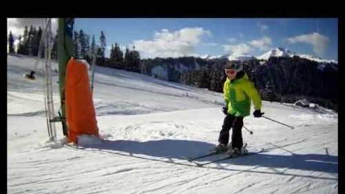 Matteo Voituret 8 ans Ski free ride 2013 part 1