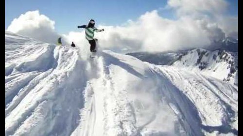 Esteban Voituret 9 ans Snowboard 2013 part 1