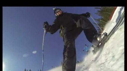 Downhill Skiing with 4 GoPro`s (full HD)