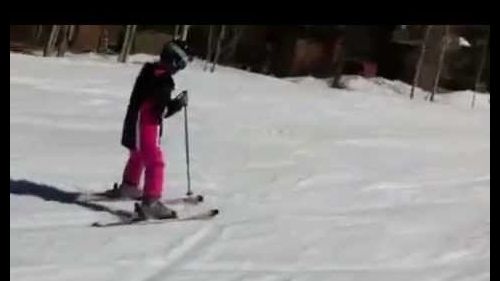 Charlotte skiing at Jackson Hole