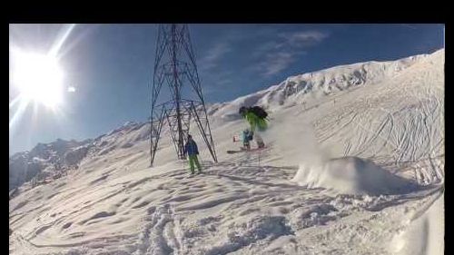 GoPro ski freeride Meribel 2013