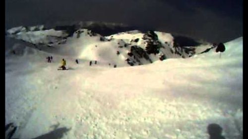 John Howells skiing in Courchevel