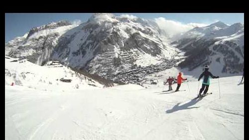 Val d'Isere (HD),  la Pista Face de Bellevarde