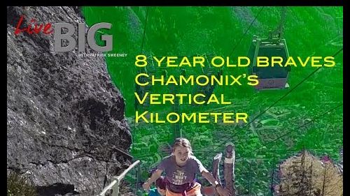 8 year old braves vertical kilometer - Chamonix Live Big Ep 7