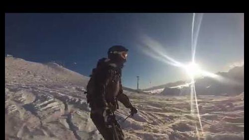 Freeride ski session Cervinia GoPro