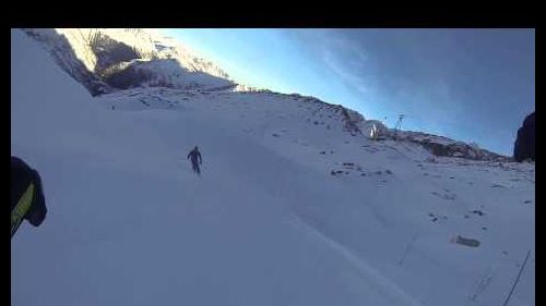 Chamonix top speed skiing at les Grands Montets