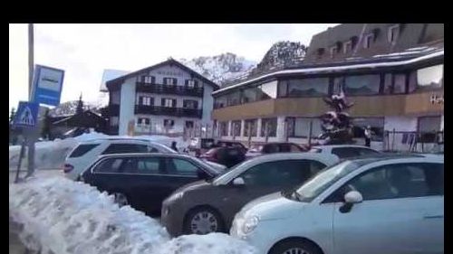 gennaio 2015 panoramica con neve passo San Pellegrino 1918 m (filmador Renato)