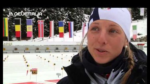 Mondiali biathlon - intervista a federica sanfilippo