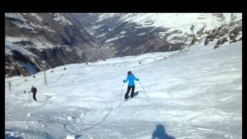 Zermatt mogul skiing