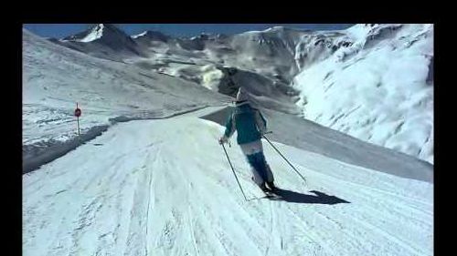 Livigno 2015 skiing - Carosello 3000 - Federia diagonale