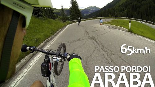 SELLA RONDA BIKE DAY 2015 - Passo Pordoi - Araba (high speed enduro bike)