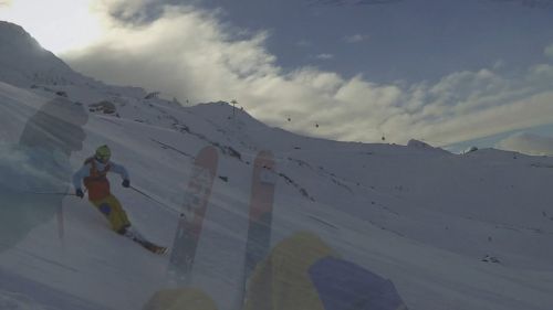 2 GoPro camera angles Pt1: Off Piste skiing in Chamonix, Jan 2016