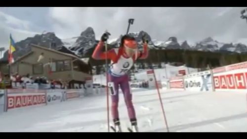 Biathlon world cup 2016 canmore. women's sprint. part 6