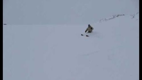 Richard skiing the Lognan Glacier at Les Grands Montets