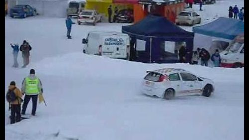 punto abarth livigno rally sulla neve