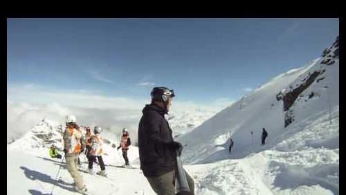 Go Pro HD: Koen snowboarding Val Thorens, May 2010