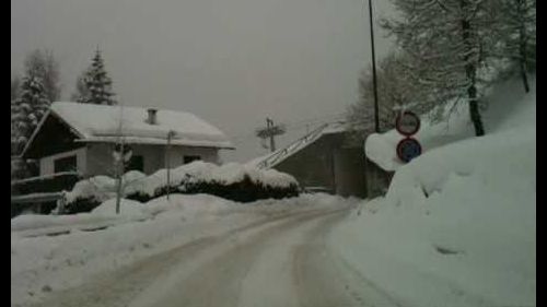 Nevicata a Sauze d'Oulx