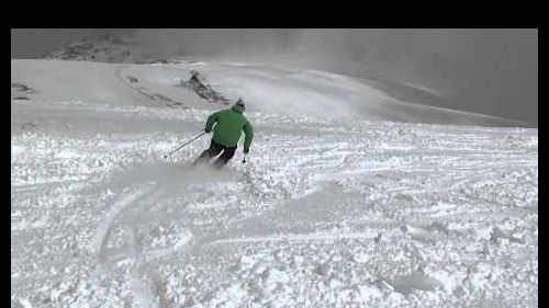 Tignes glacier skiing 15th August 2010