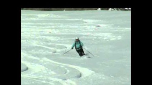 Powder skiing Chamonix