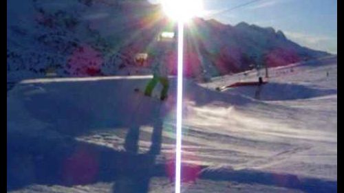 snowboard # sonZ jump crash - Passo del Tonale snowpark