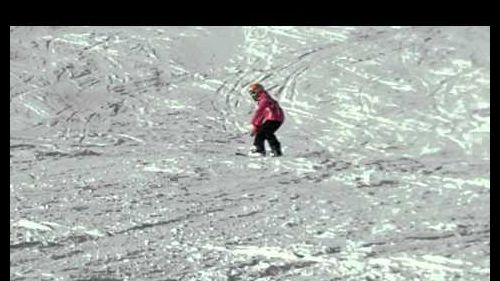 Aliki snowboarding Tignes val claret