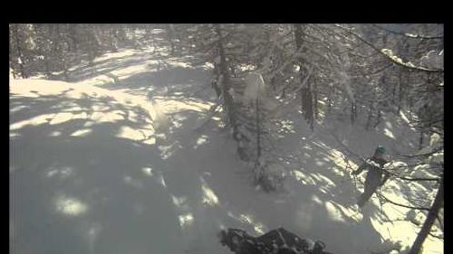 oh what a powder day! gopro 720p snow and sunshine in Prali