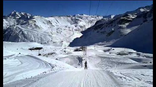 Paler skiing tignes 2011