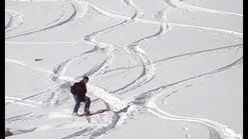 SCGB Val d'Isere Feb 2011: Skiing the Kern off-piste route