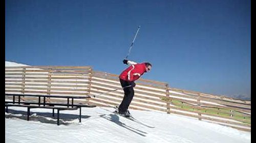 Table skiing Laax