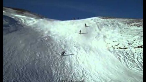 Skiing in Wengen 2009 (video test)