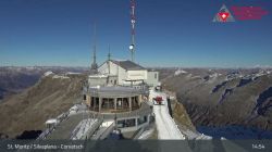 Webcam Corvatsch stazione a Monte 3303 m.