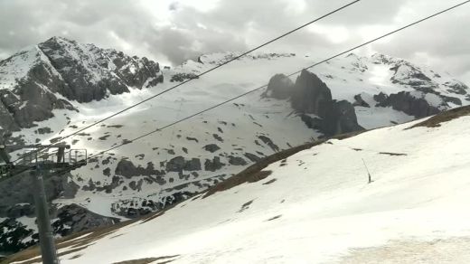 webcam Vista sul ghiacciaio Marmolada m. 2478