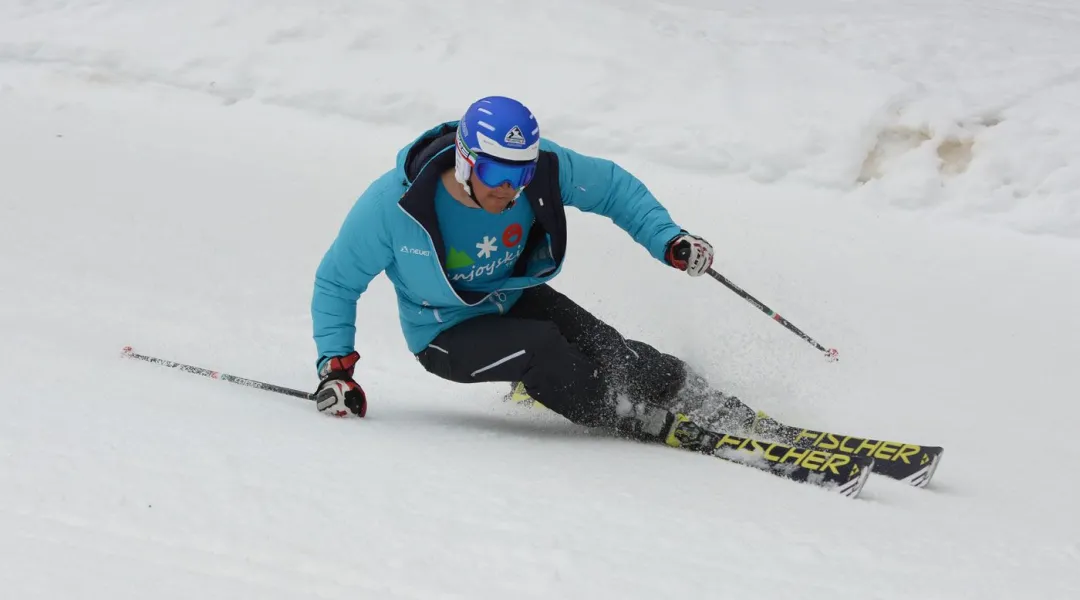 Stefano Belingheri - Enjoyski ai Test Materiali di Neveitalia