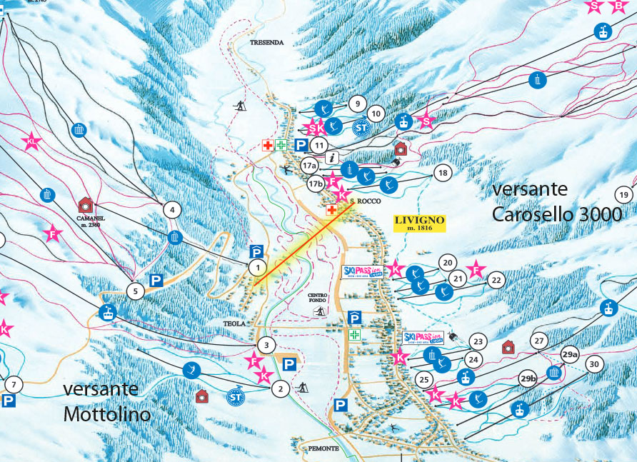 Livigno pensa al collegamento tra i due versanti del comprensorio