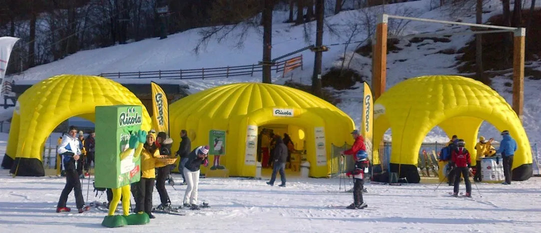 Ricola Winter Tour, il villaggio