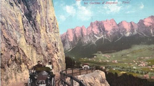 Cartolina Strada delle Dolomiti